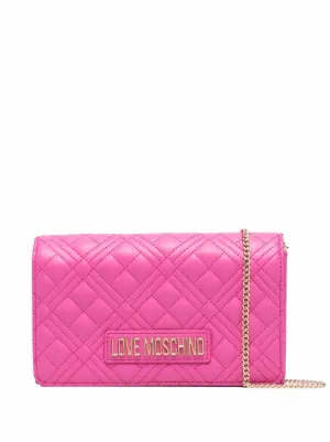 hot pink moschino bolsa