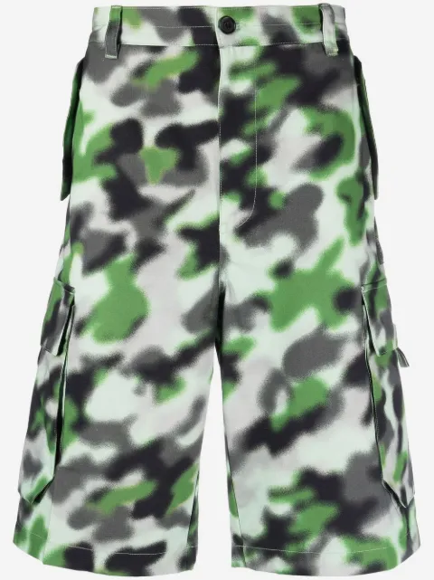 Kenzo camouflage print cargo shorts 