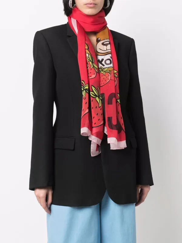 moschino toy scarf