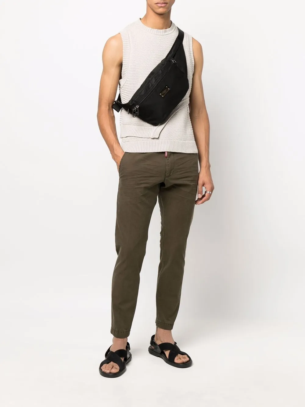 фото Dolce & gabbana поясная сумка с логотипом