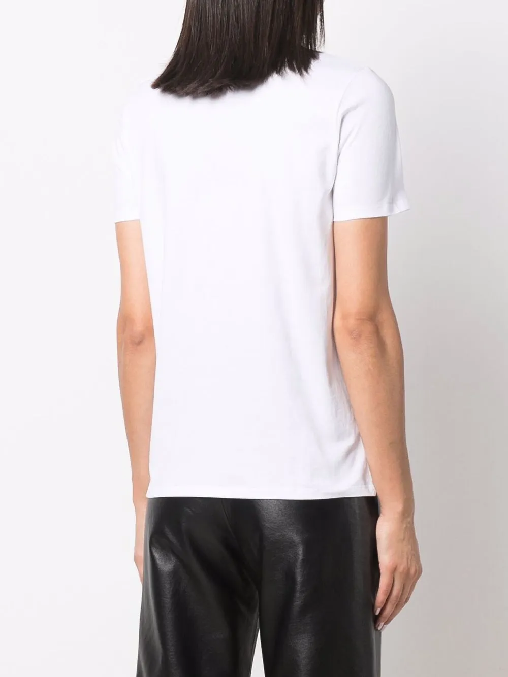 фото Balmain футболка с декоративными пуговицами и логотипом