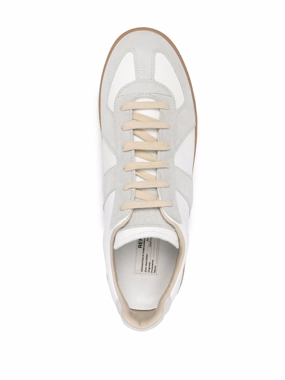 Shop Maison Margiela Replica Low-top Sneakers In White