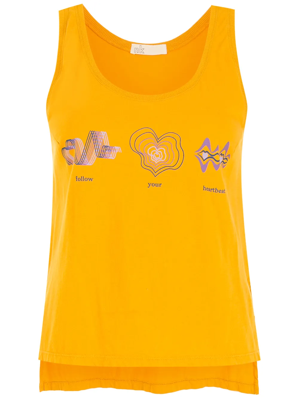 

Nk Disco Demi graphic-print vest top - Yellow