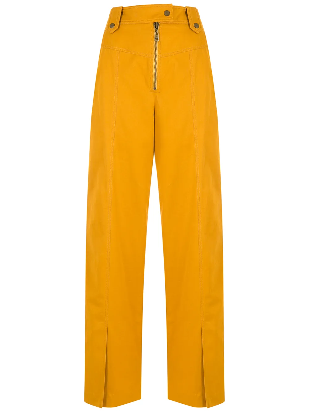 

Nk straight-leg cotton trousers - Yellow