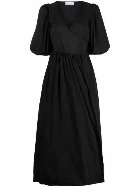 RED Valentino V-neck midi dress