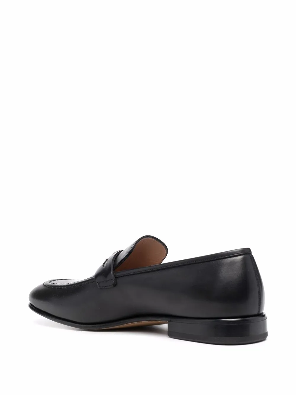 Ferragamo Madison leather penny loafers Black