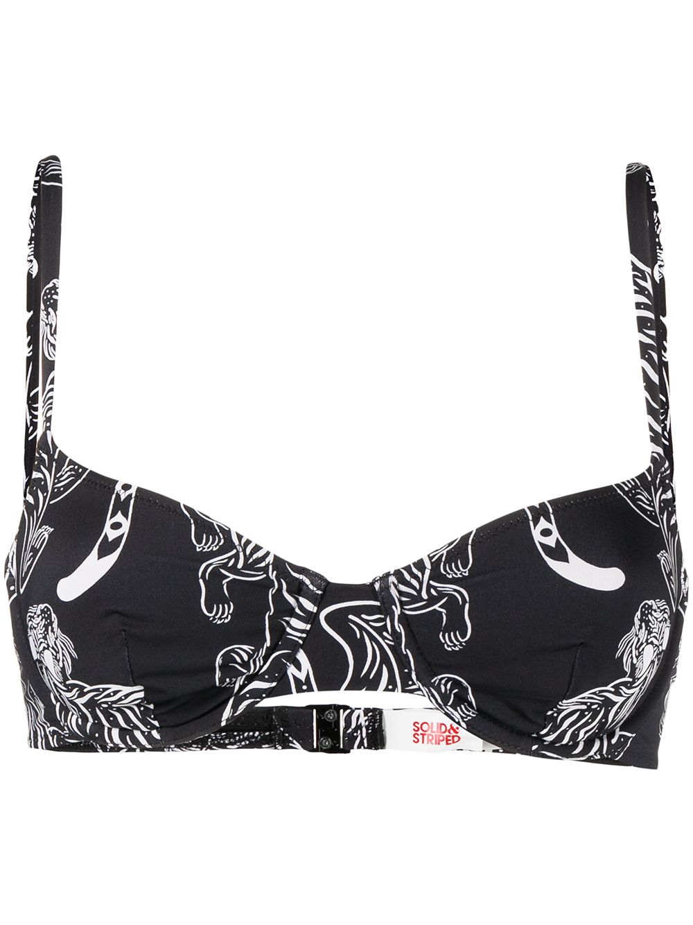 The Eva tiger-print bikini
