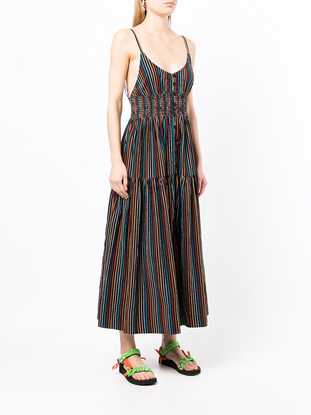 фото Solid & striped skylar tiered maxi dress