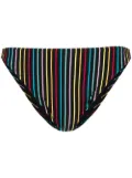 Solid & Striped The Elsa pinstripe bikini bottoms - Black