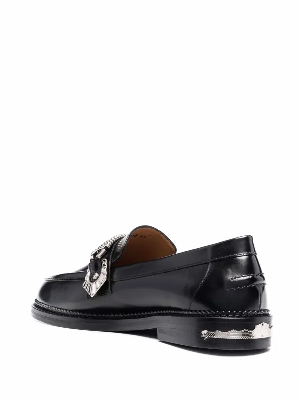 Shop Toga Virilis embellished slip-on loafers with Express