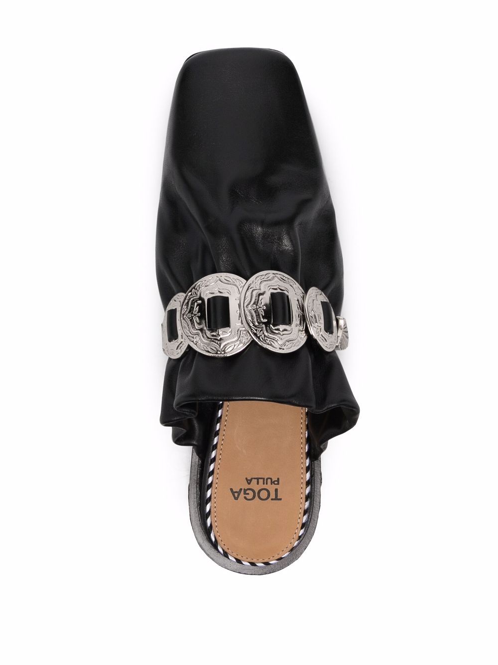 фото Toga pulla flat leather mules