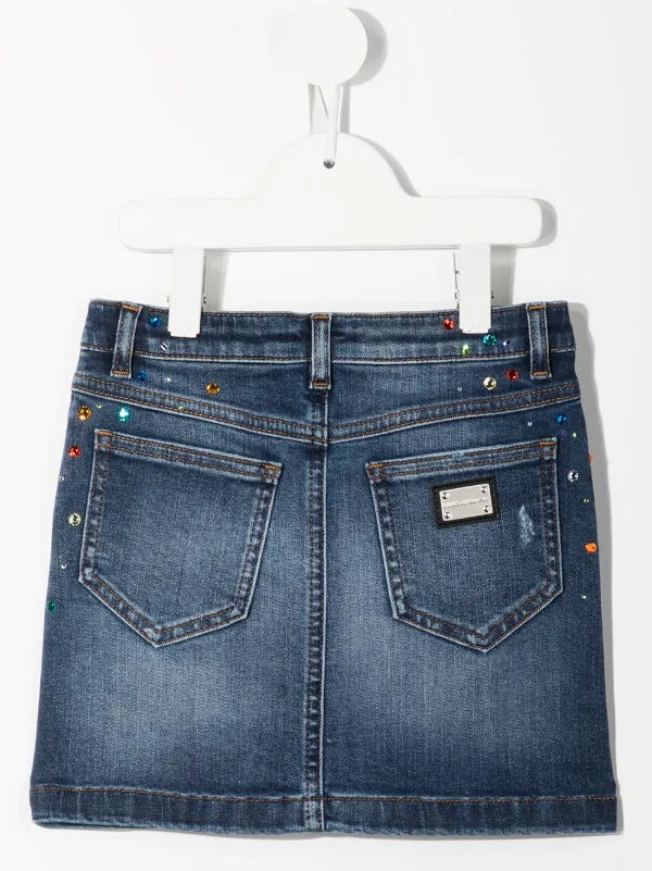 Zara kids cheap denim skirt