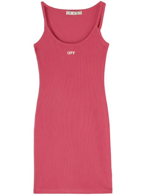Off-White Off fitted tank dress