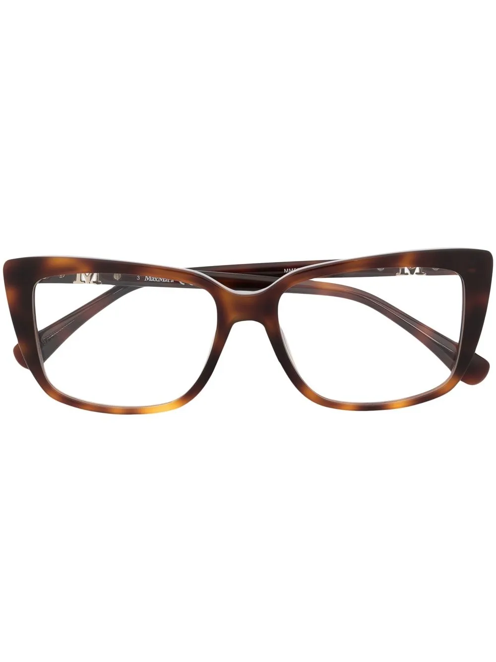 

Max Mara lentes con armazón estilo carey - Marrón