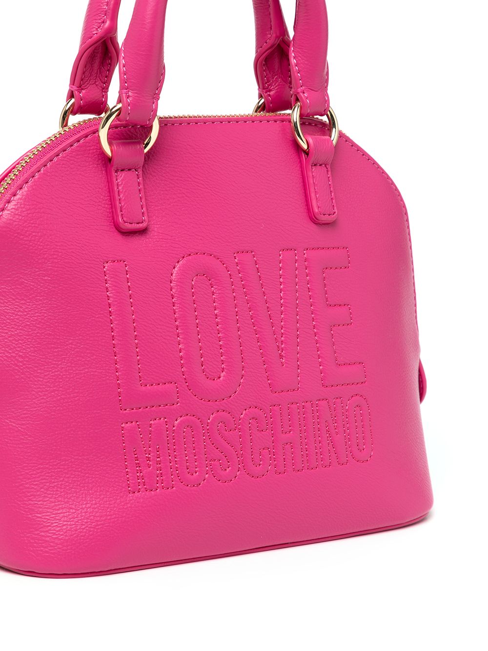 фото Love moschino сумка через плечо с тисненым логотипом