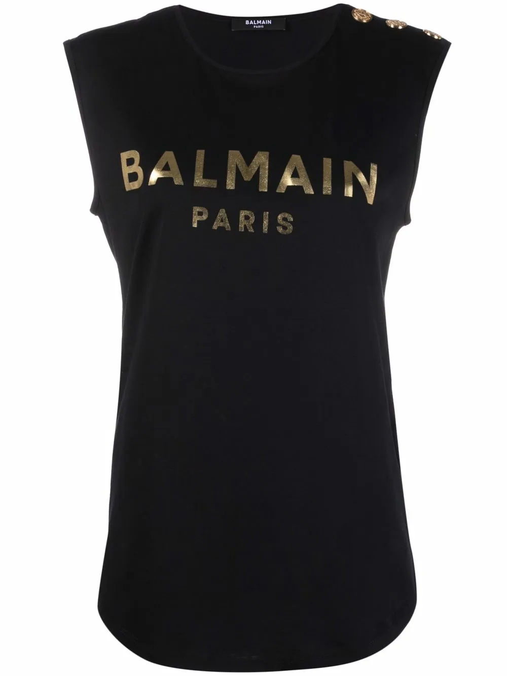 фото Balmain топ с логотипом