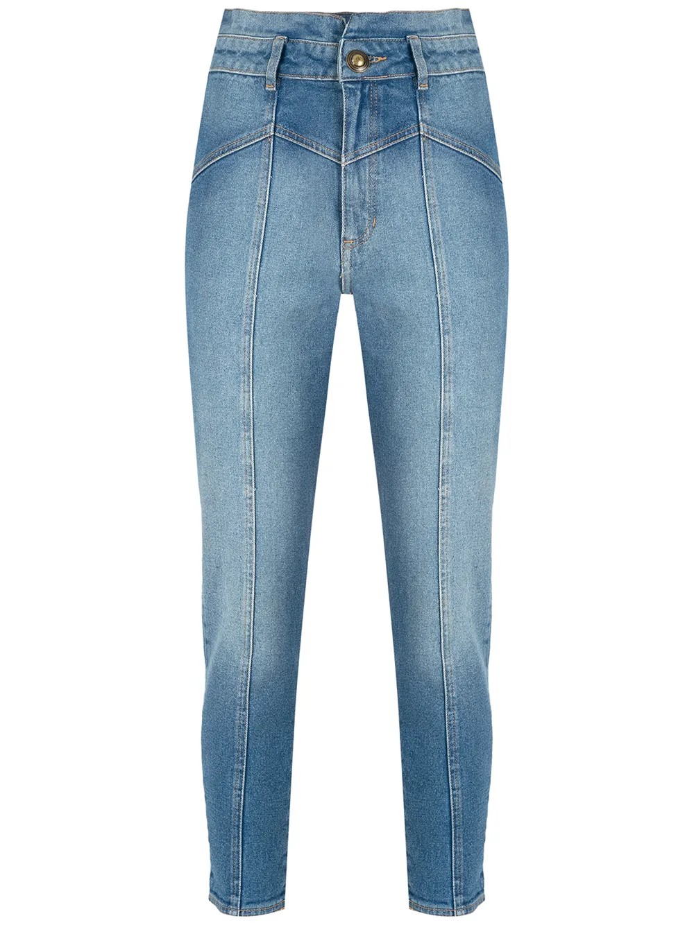 

Nk high-rise cropped jeans - Blue