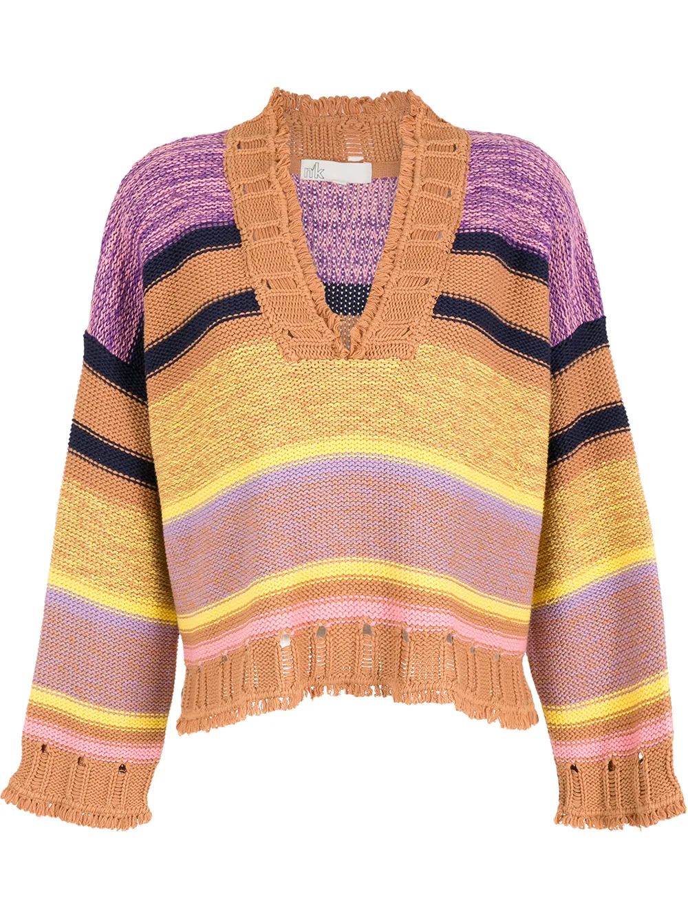 

Nk striped knit top - Multicolour