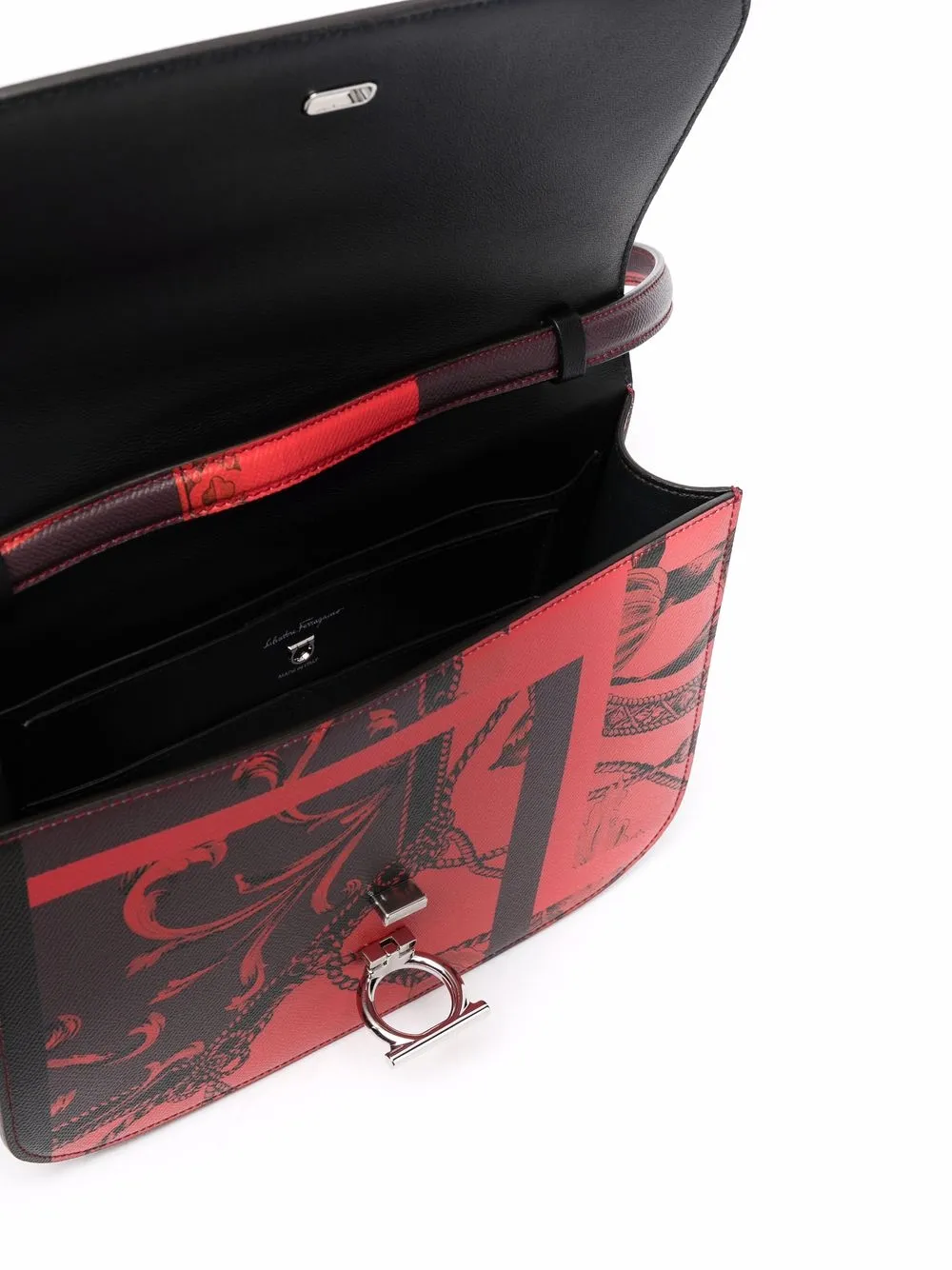 фото Salvatore ferragamo сумка на плечо с декором gancini