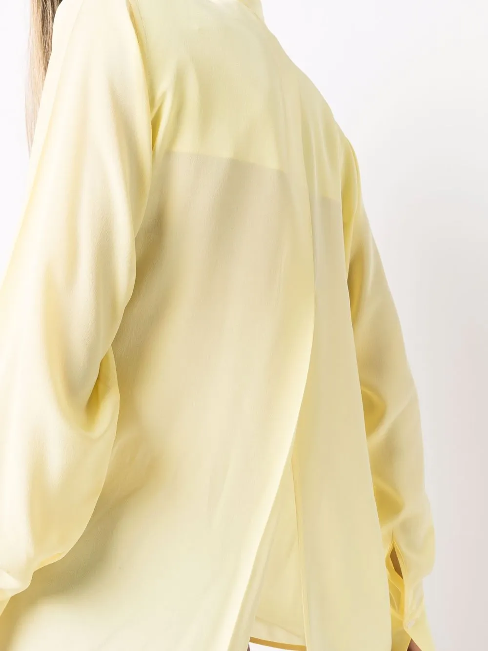 Victoria Beckham Tassel Detail Blouse Farfetch