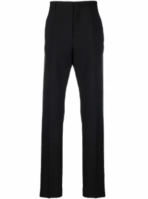 Valentino Garavani side-stripe Tailored Trousers | Black | FARFETCH