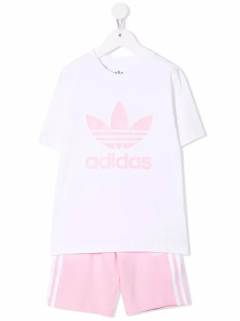 adidas Kids طقم رياضي بطبعة شعار الماركة