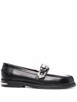 Toga Virilis Embellished two-tone Loafers - Farfetch