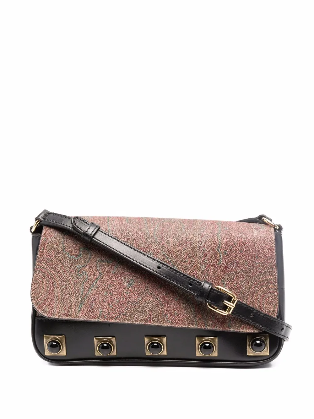 

ETRO Crown Me paisley shoulder bag - Brown