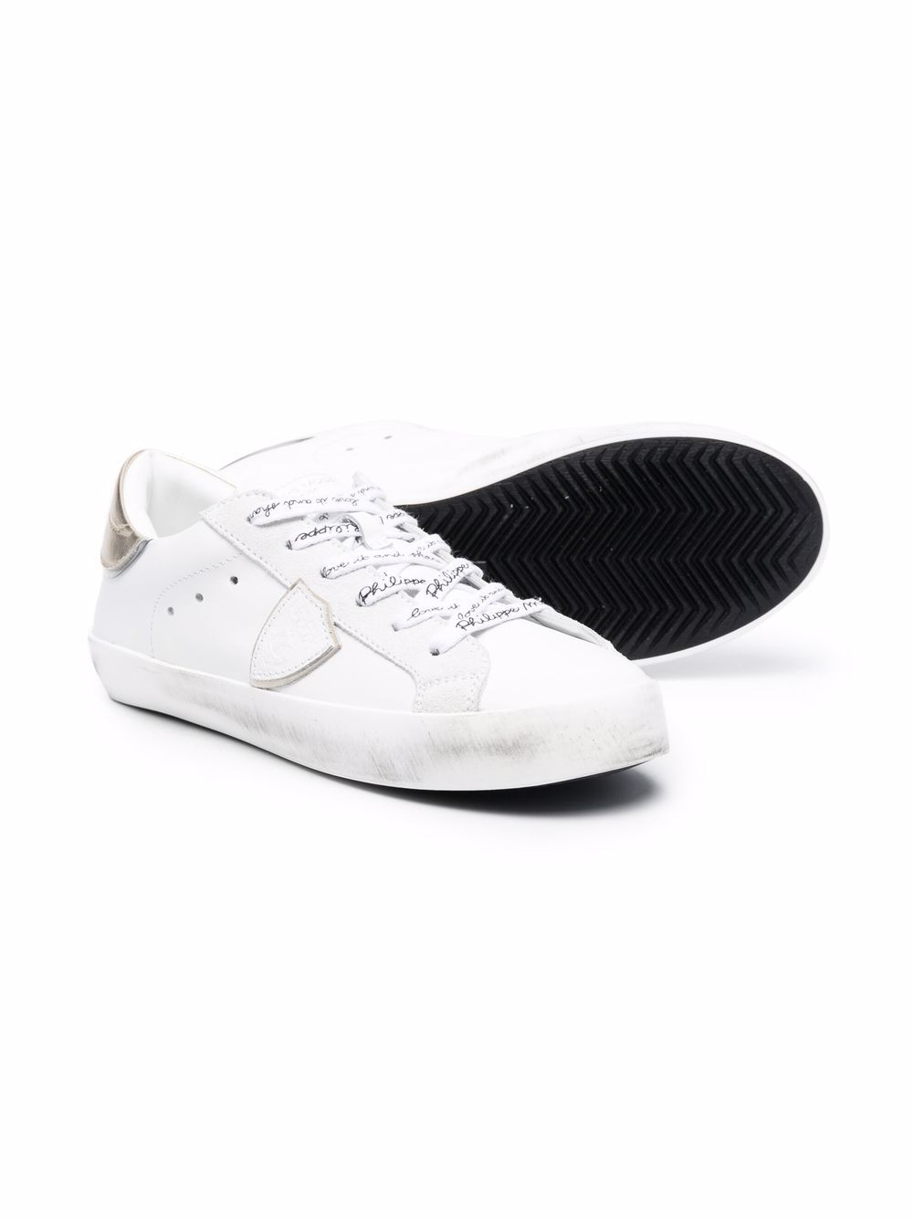 фото Philippe model kids teen logo patch sneakers