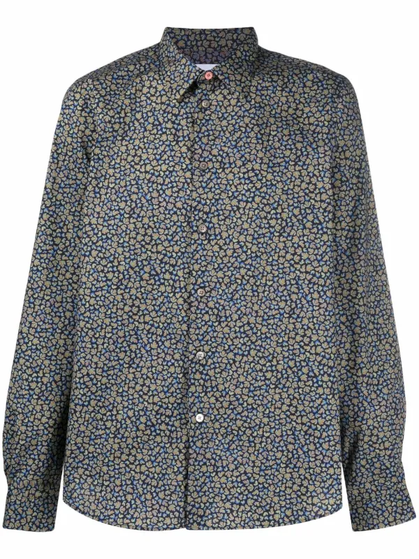 PS Paul Smith Printed button-down Shirt 