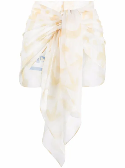 Off-White Arrows-motif beach skirt