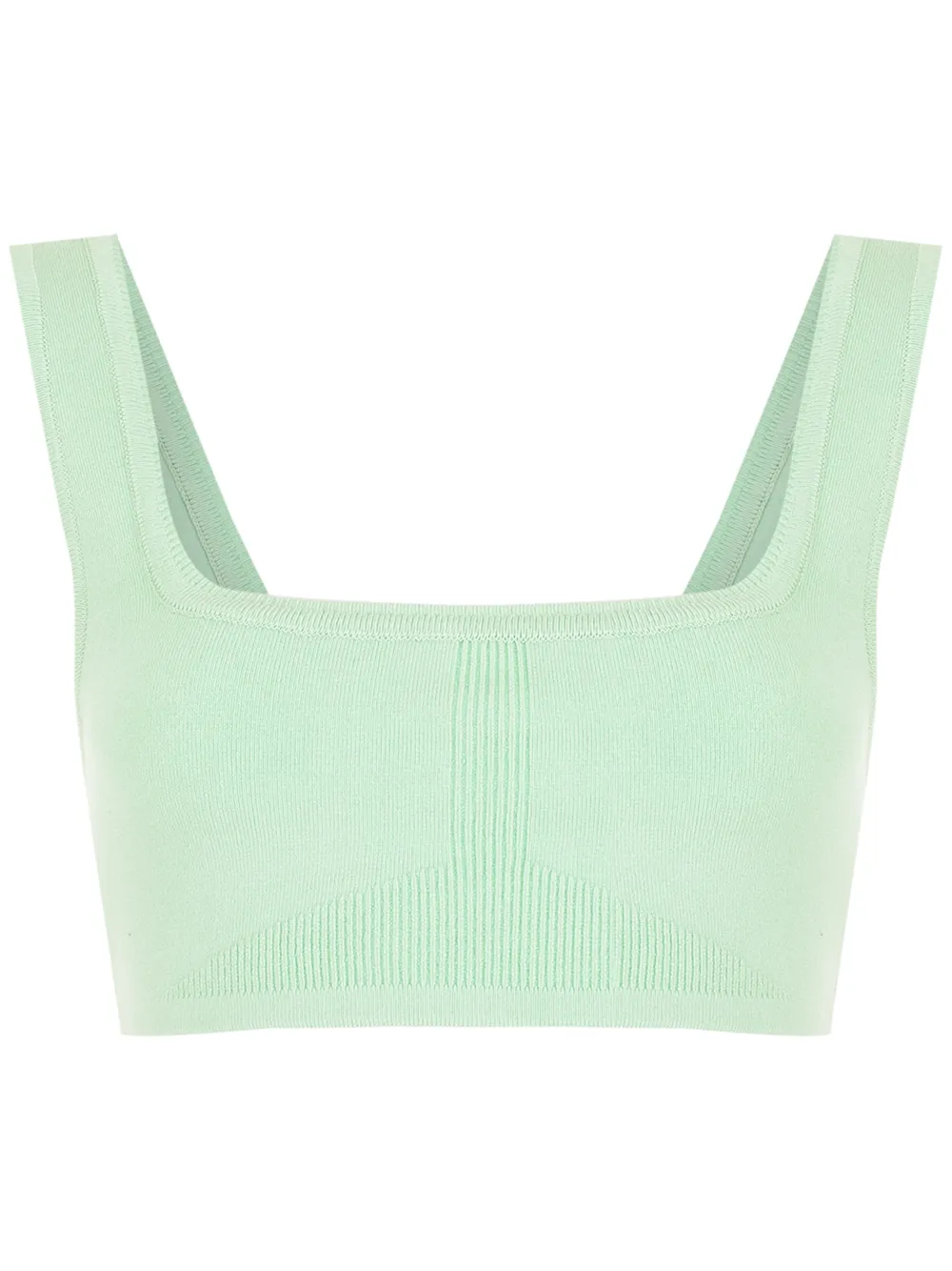 

Nk ribbed cropped vest - Green