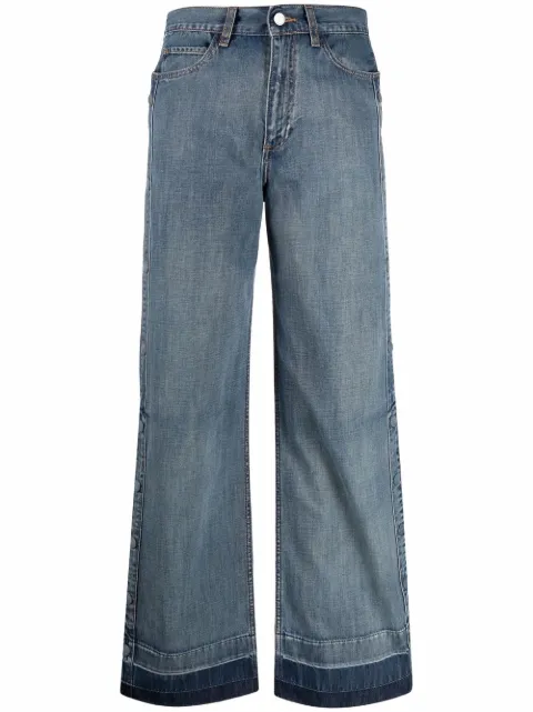 Pantalon Red Valentino Taille 44 IT (40 FR) - Coupe Straight En Coton Rose, Occasion Très Bon état, Pour Femme