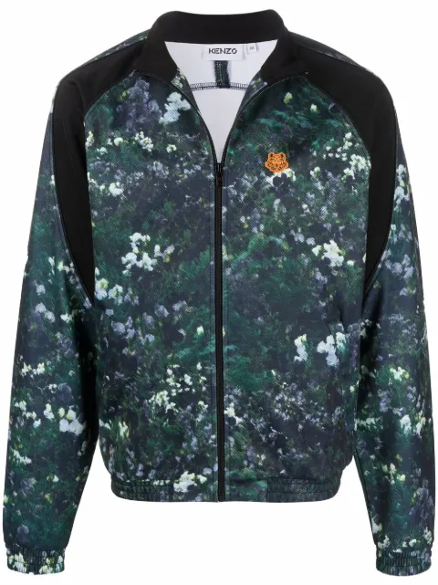 Kenzo floral-print zip-up jacket Men