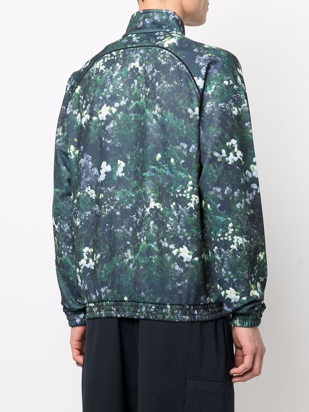 фото Kenzo куртка на молнии с цветочным принтом