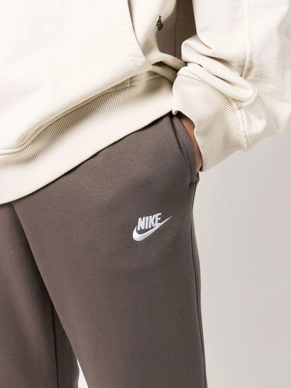 фото Nike спортивные брюки с логотипом swoosh