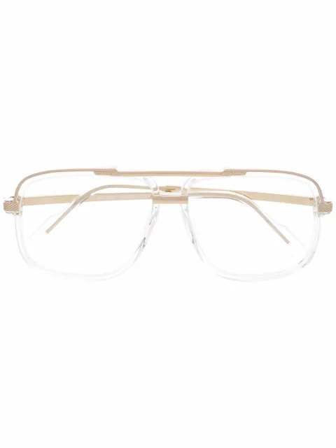 Cazal pilot-frame glasses