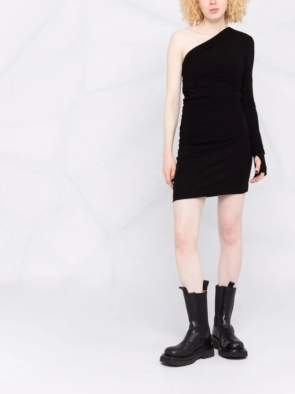 фото Dsquared2 платье мини на одно плечо