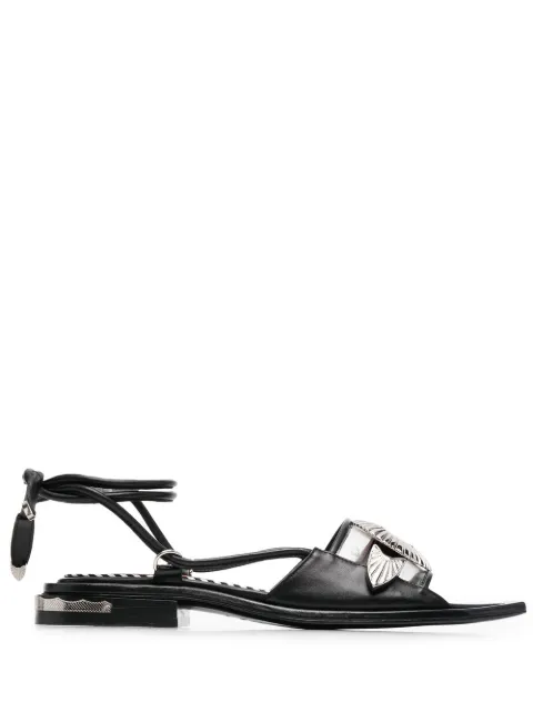 Toga Pulla - western buckle-detail sandals