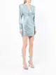 Alexandre Vauthier Gerafftes Satinkleid