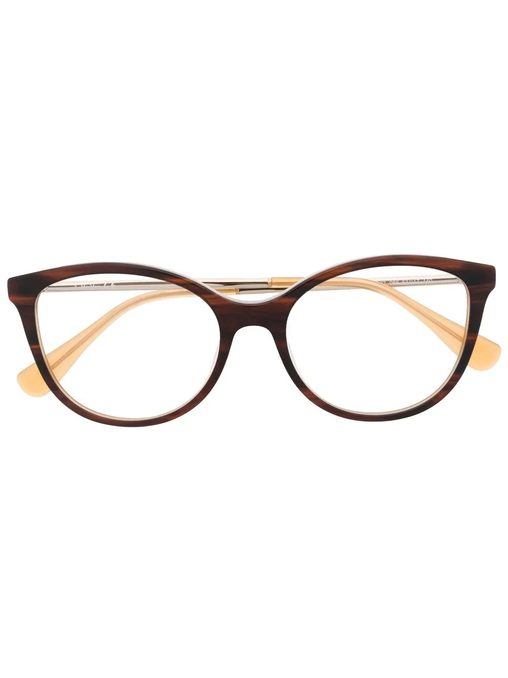 

Max Mara lentes con armazón wayfarer - Marrón