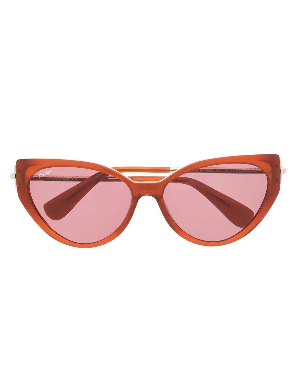 

Max Mara cat-eye frame sunglasses - Red