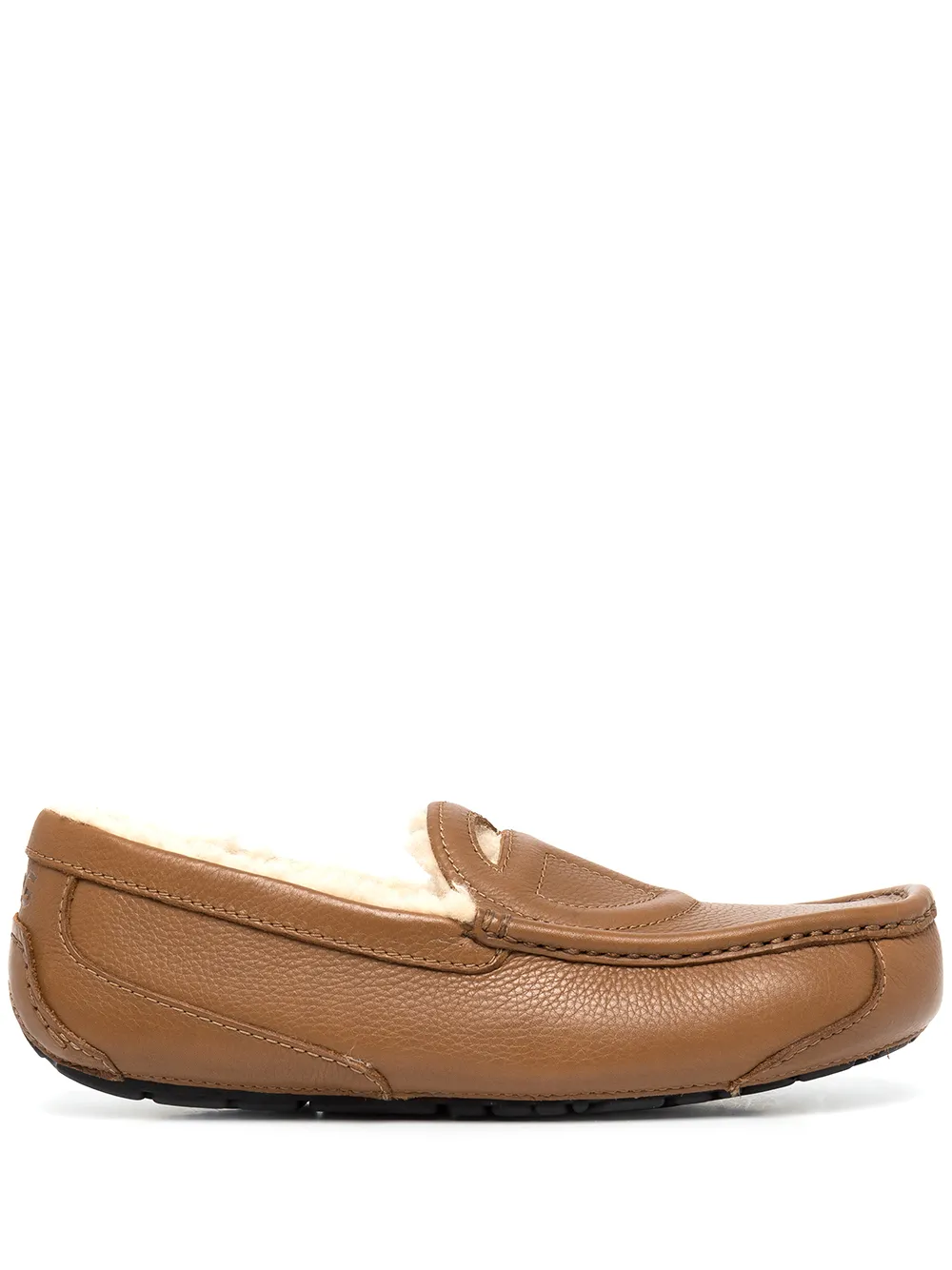 

UGG x Telfar shearling-lined loafers - Brown