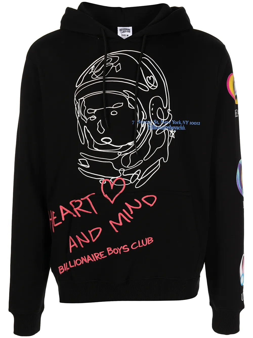 

Billionaire Boys Club Cerebral logo-print hoodie - Black
