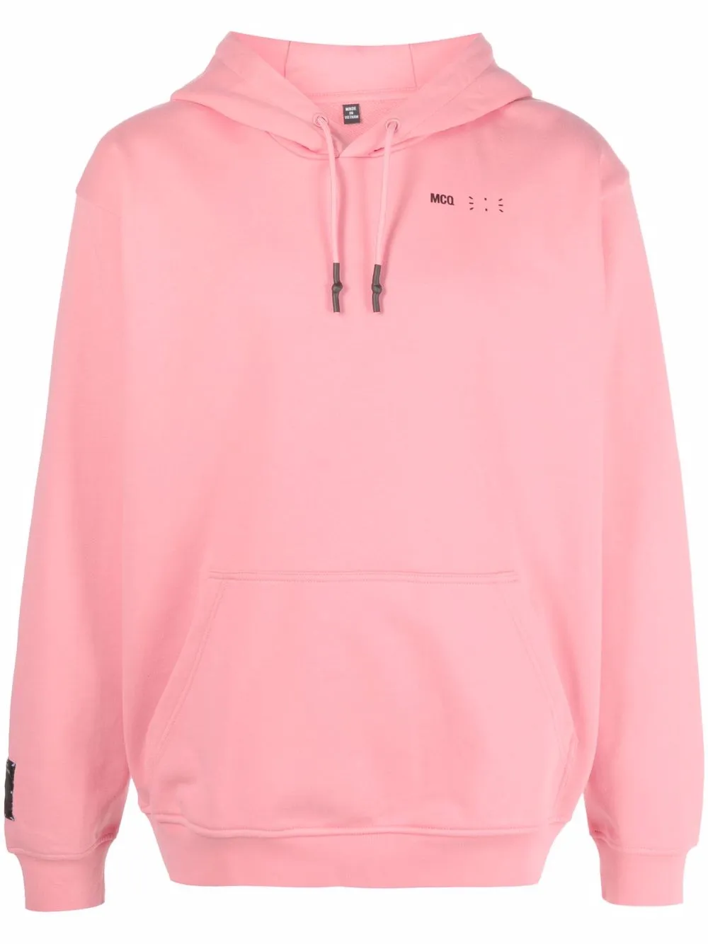 logo-print long-sleeve hoodie