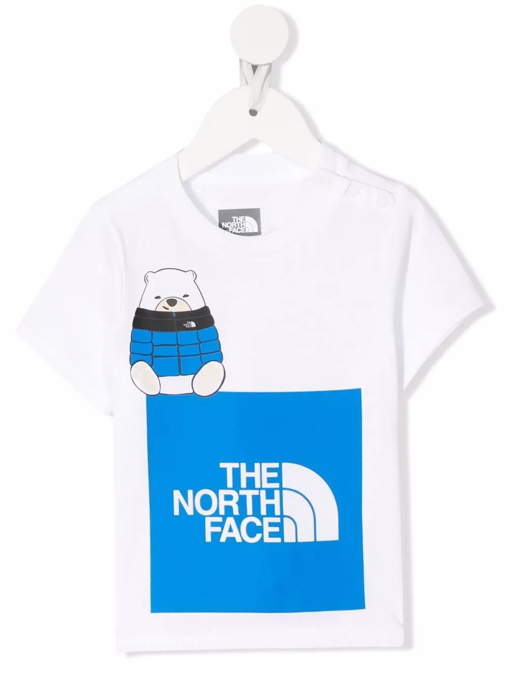 

The North Face Kids logo-print cotton T-shirt - White