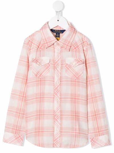 Ralph Lauren Kids - Western checked shirt