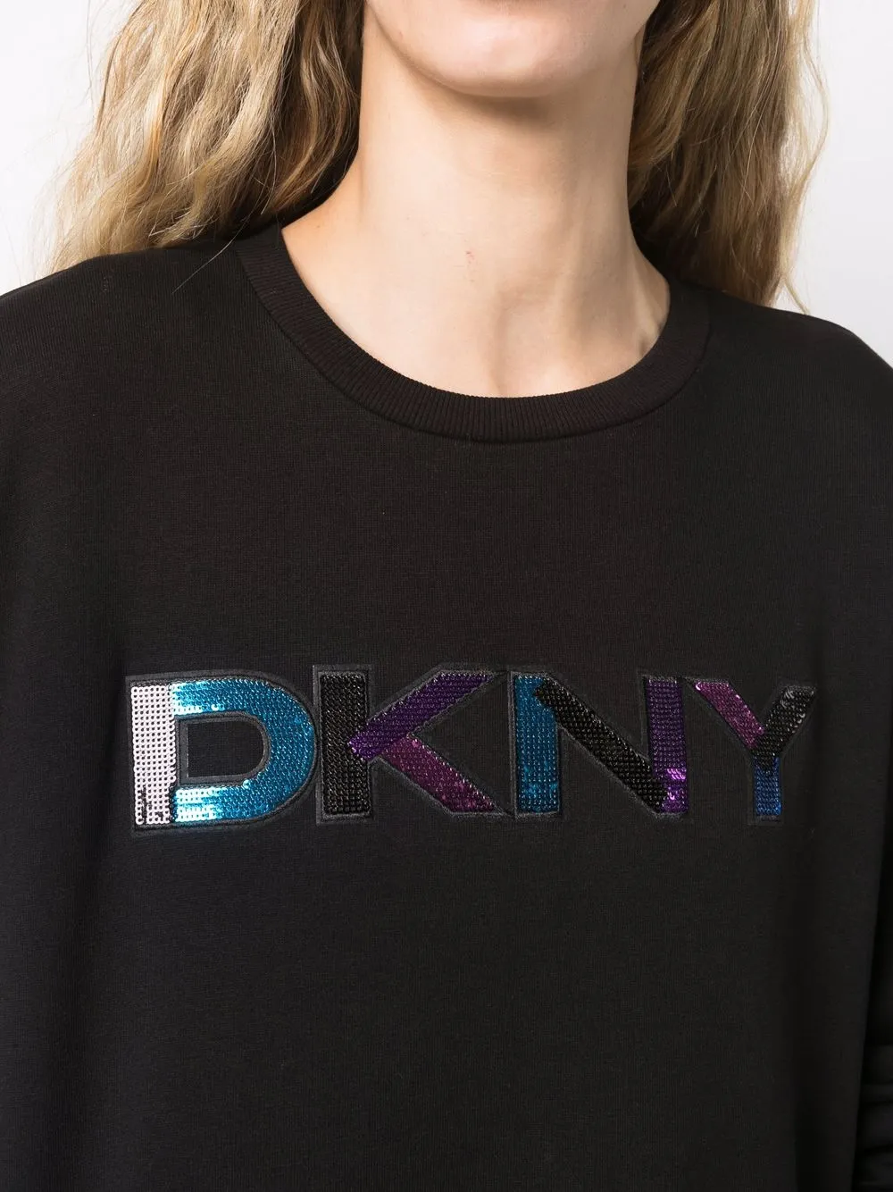 фото Dkny толстовка с пайетками