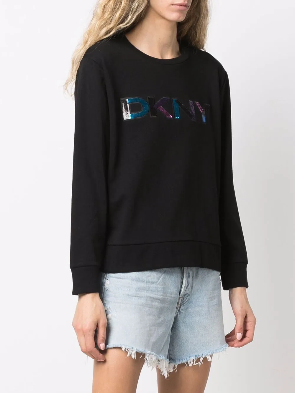 фото Dkny толстовка с пайетками