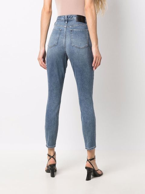 gang faye cropped skinny fit jeans